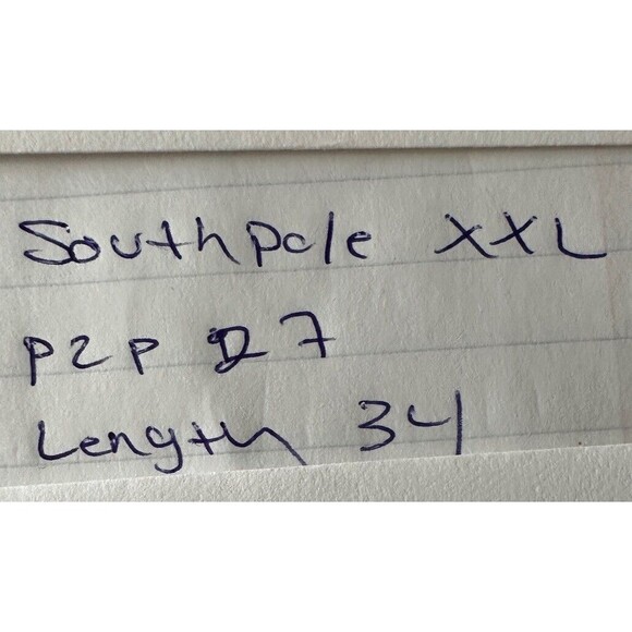 Vintage Southpole Men's XXL Button Shirt Short Sleeve button up polyester - Picture 8 of 8